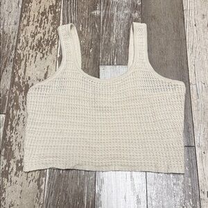 Freshman 1996 Ivory Knit Sweater Top